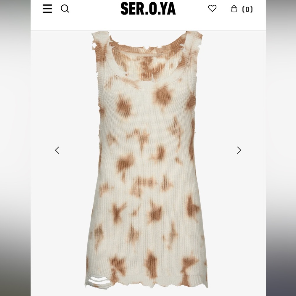 Seroya Rib knitted Cotton Tank